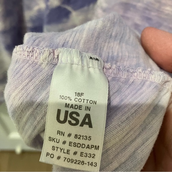 Fresh Produce Tie Dye T-Shirt Dress, 2x - Picture 4 of 5